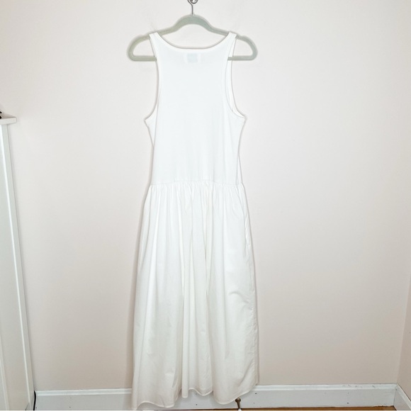 The Frankie Shop Solaqua The Marlo Drop Waist Maxi Dress Ivory - Picture 3 of 9